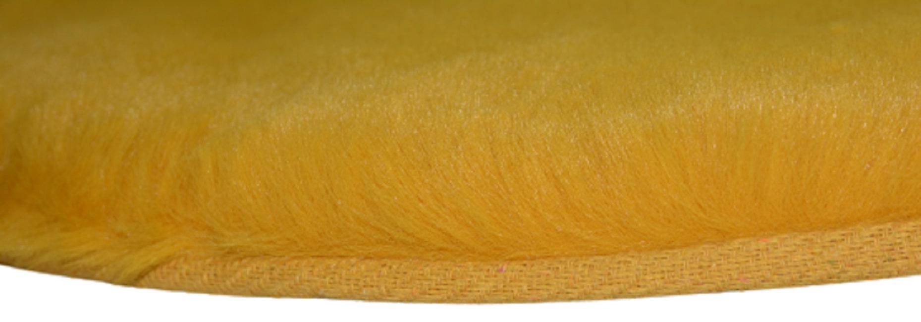 Covor Pierre Cardin, galben, rotund