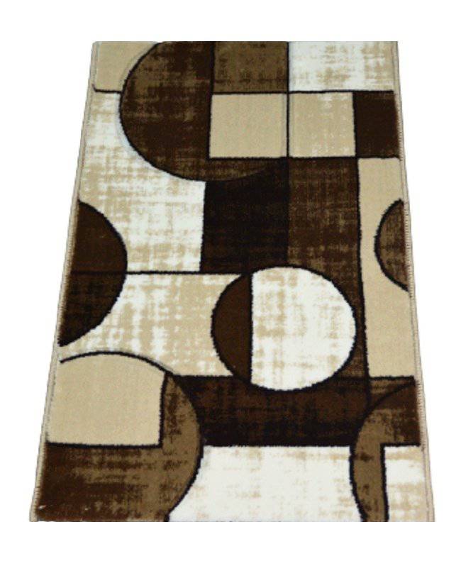 Covor Roma cerc, dreptunghiular, bej - EmaCarpets