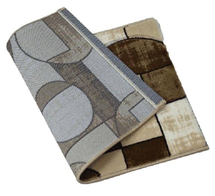 Covor Roma cerc, dreptunghiular, bej - EmaCarpets