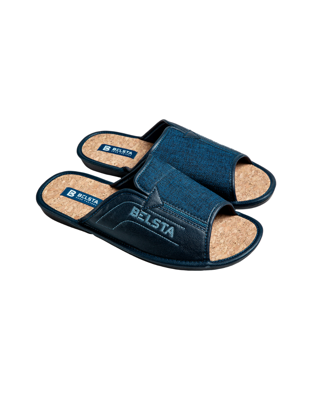 Papuci de casă bleumarin