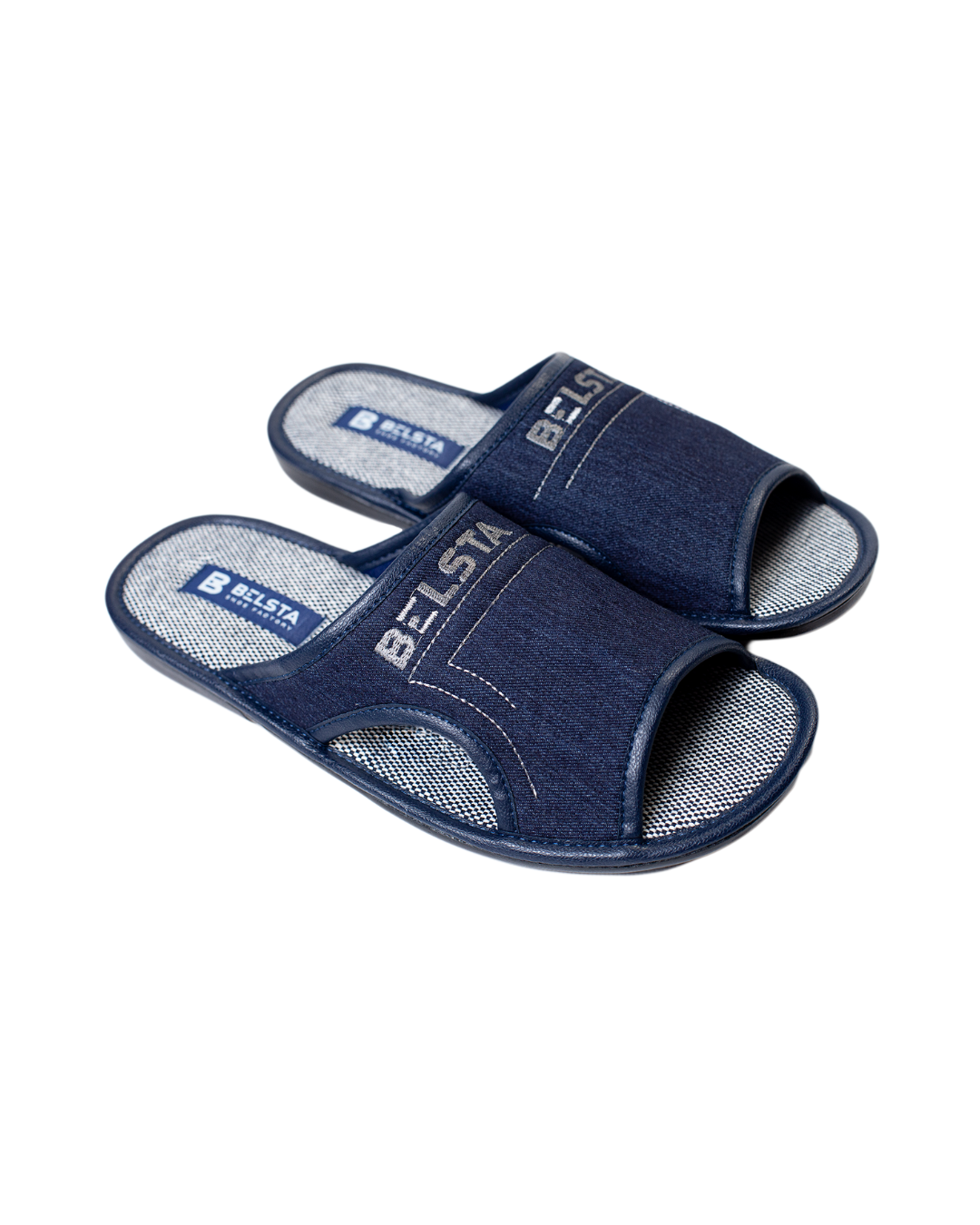 Papuci de vara denim bleumarin