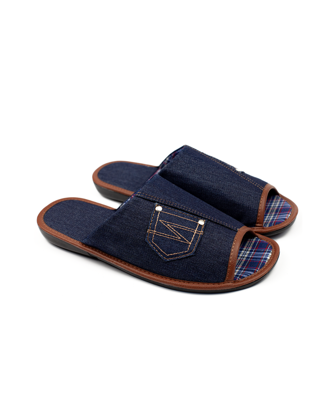 Papuci de casă bleumarin