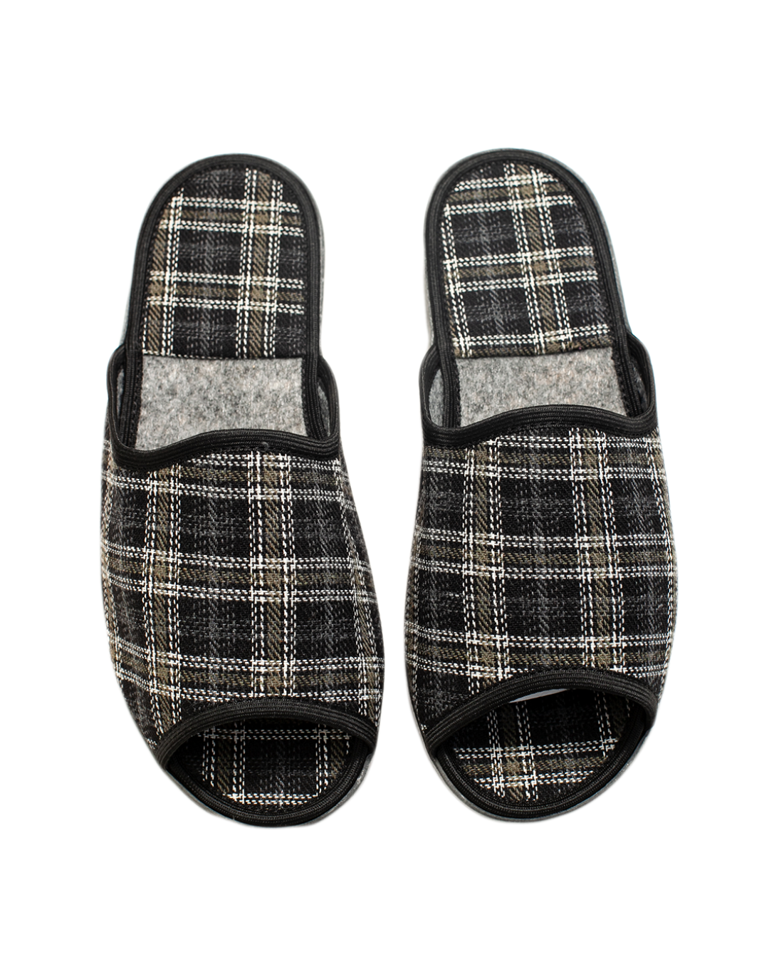 Papuci de casă demi-seson gri închis