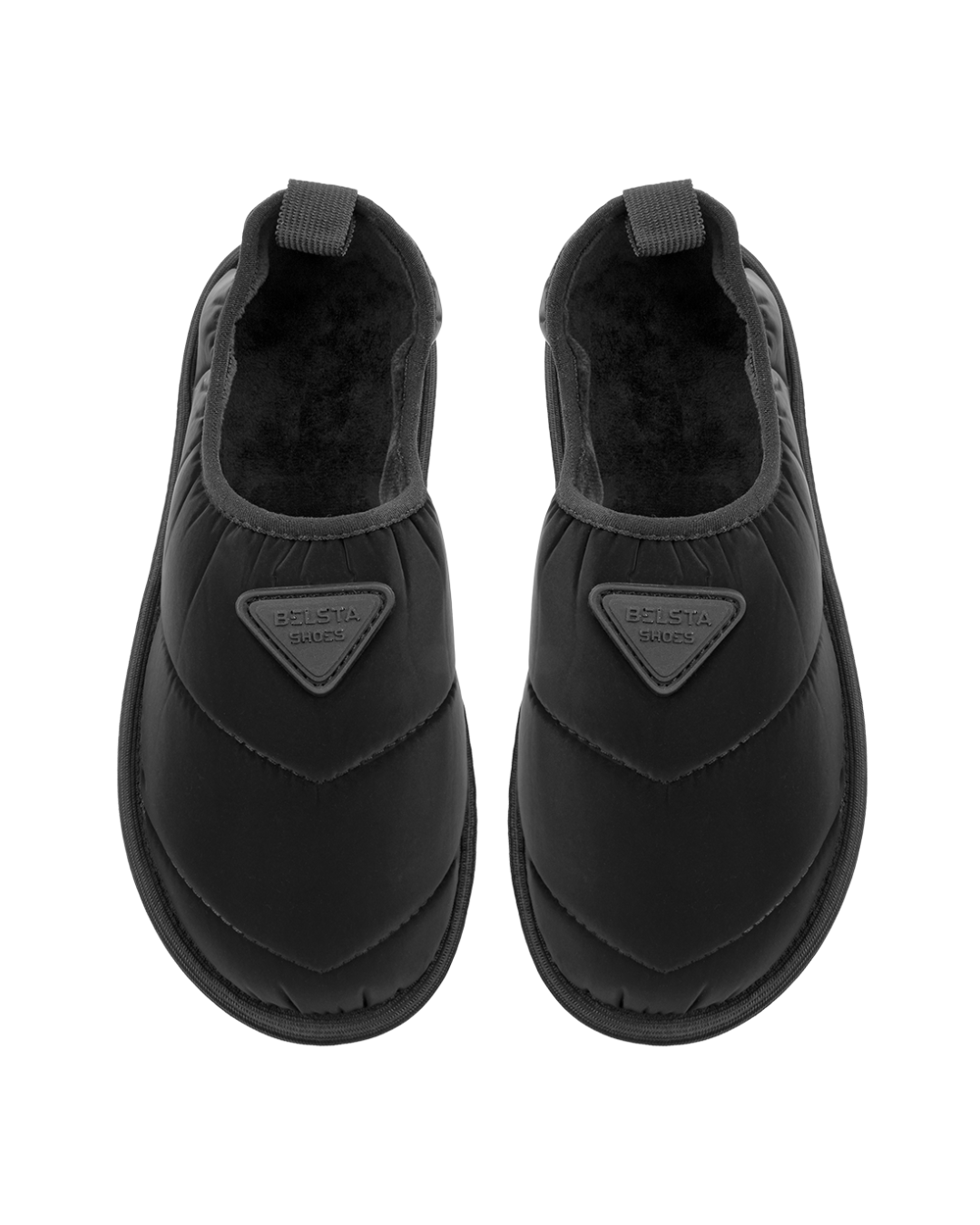 Papuci de casa matlasați negri