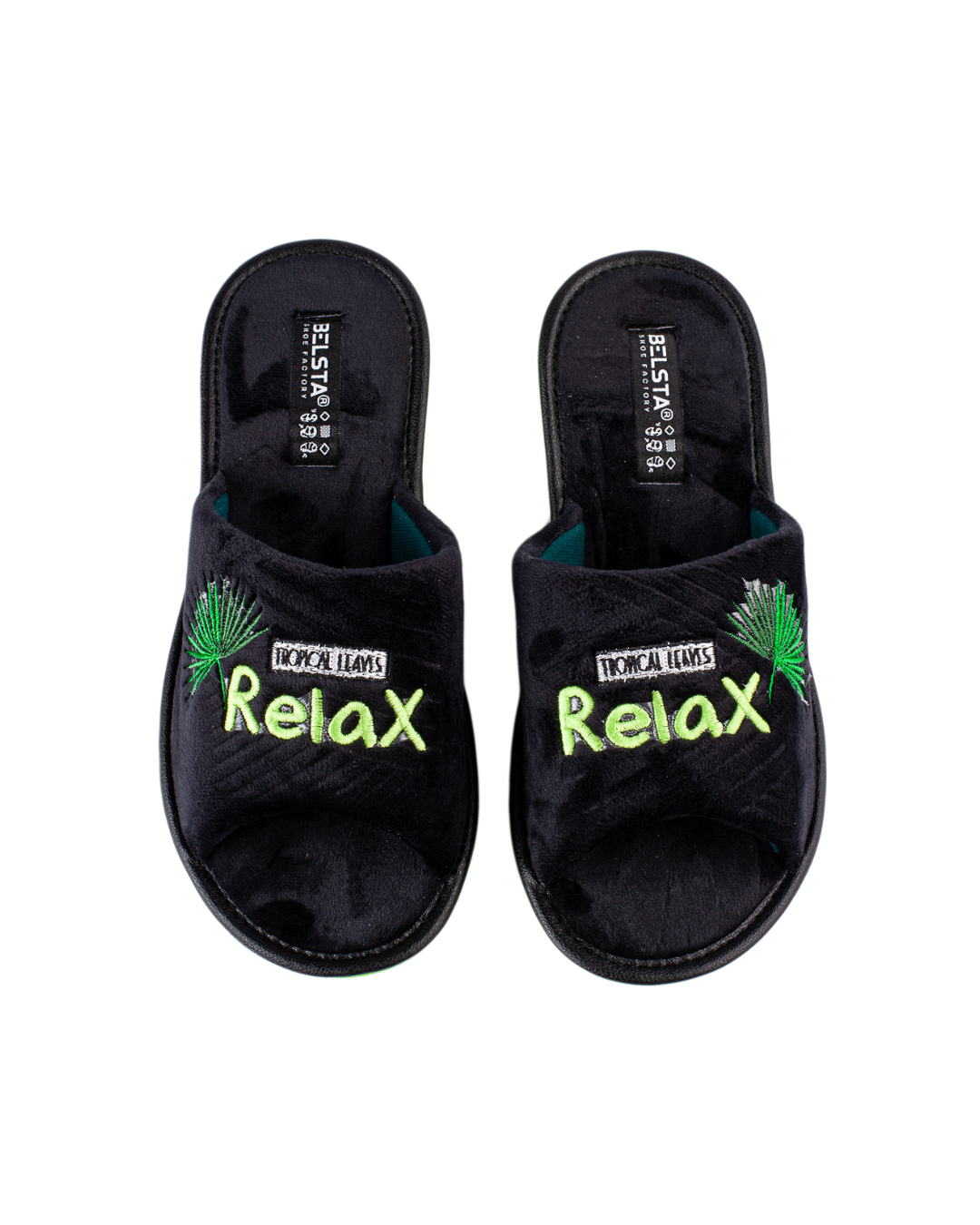 Papuci de casă cu broderie "Relax"