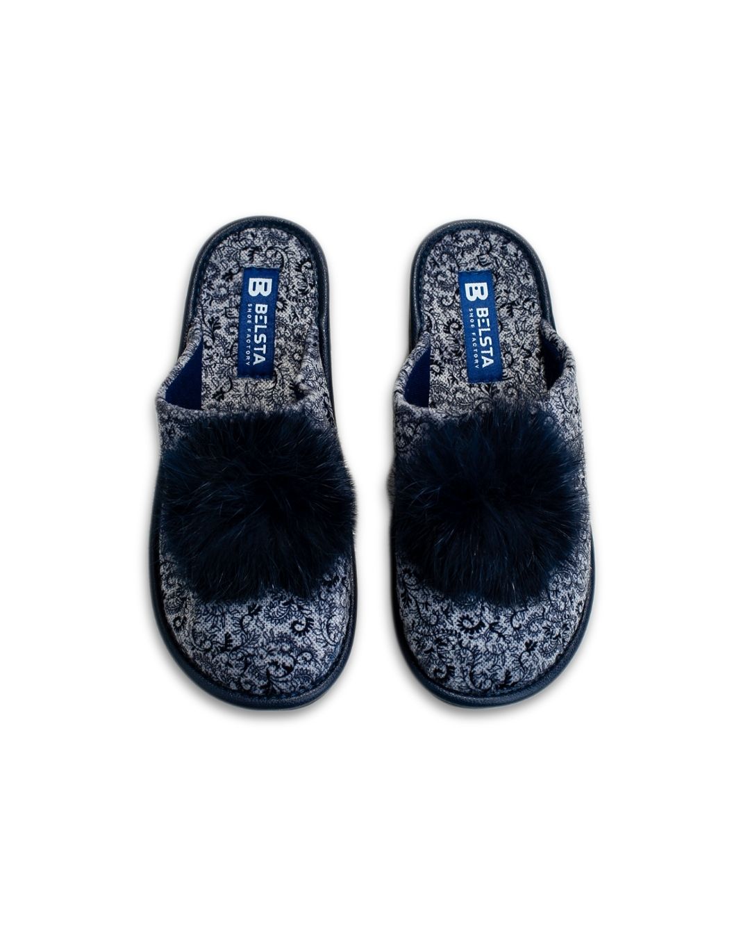 Papuci de casa cu imprimeu