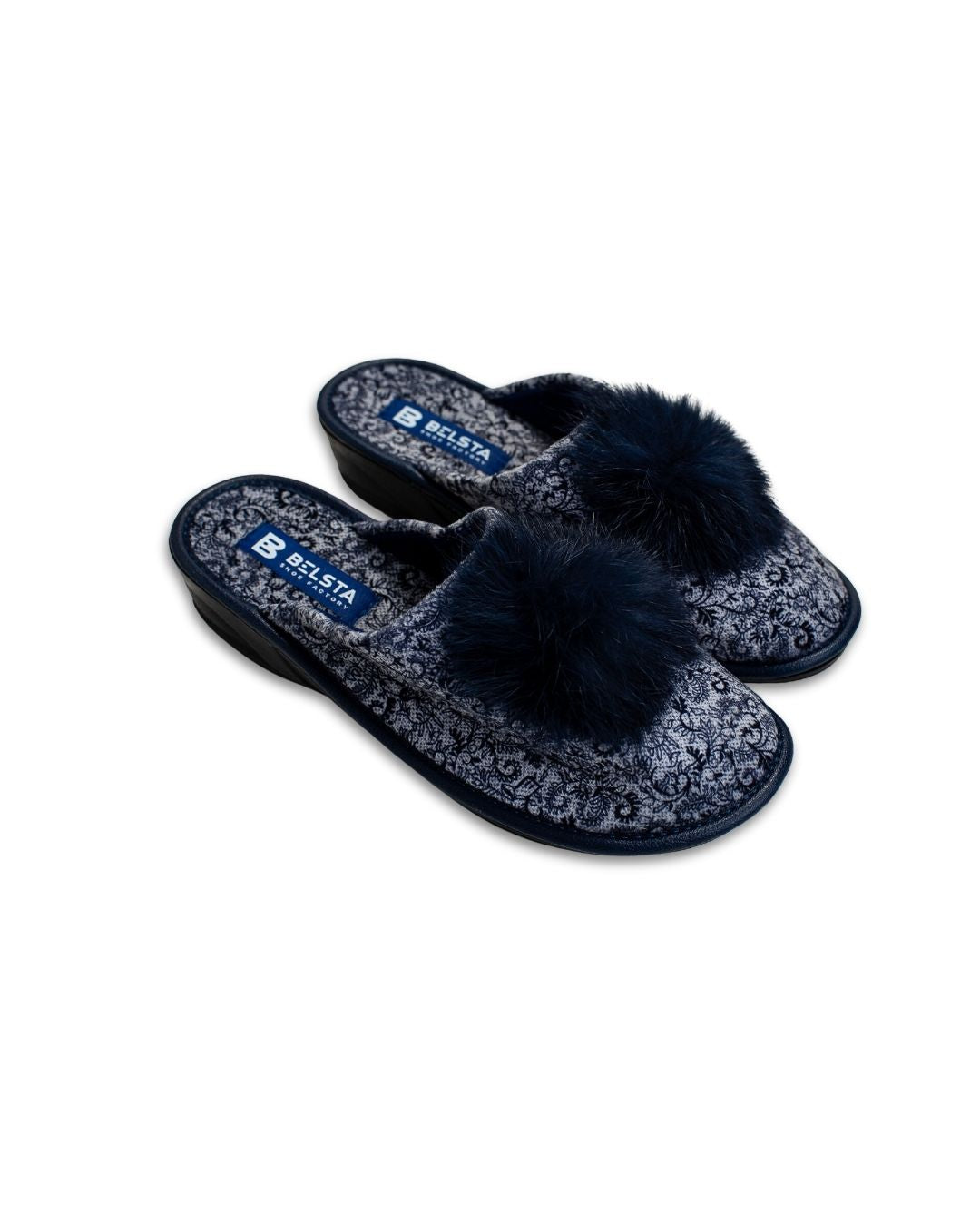 Papuci de casa cu imprimeu