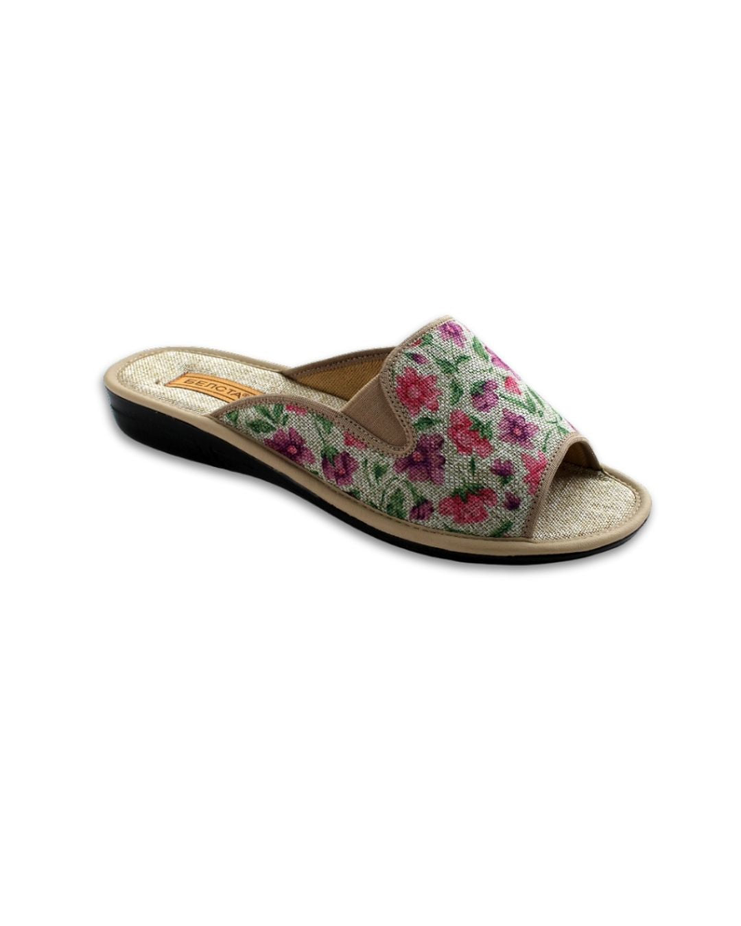 Papuci de dama cu flori roz