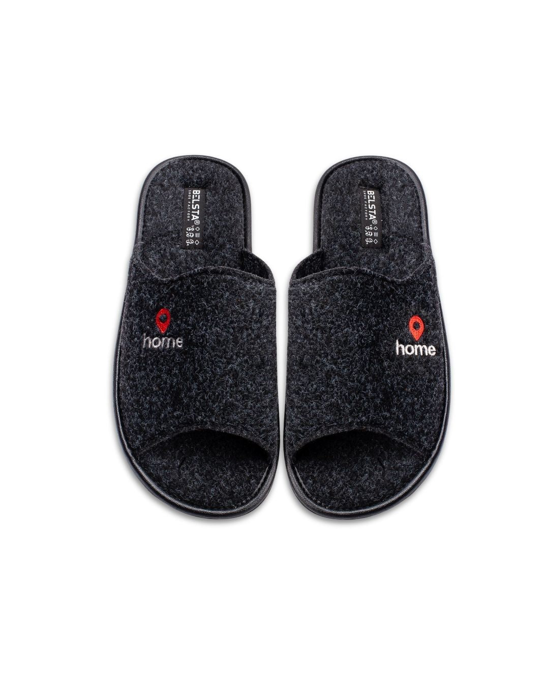 Papuci de casa din felt