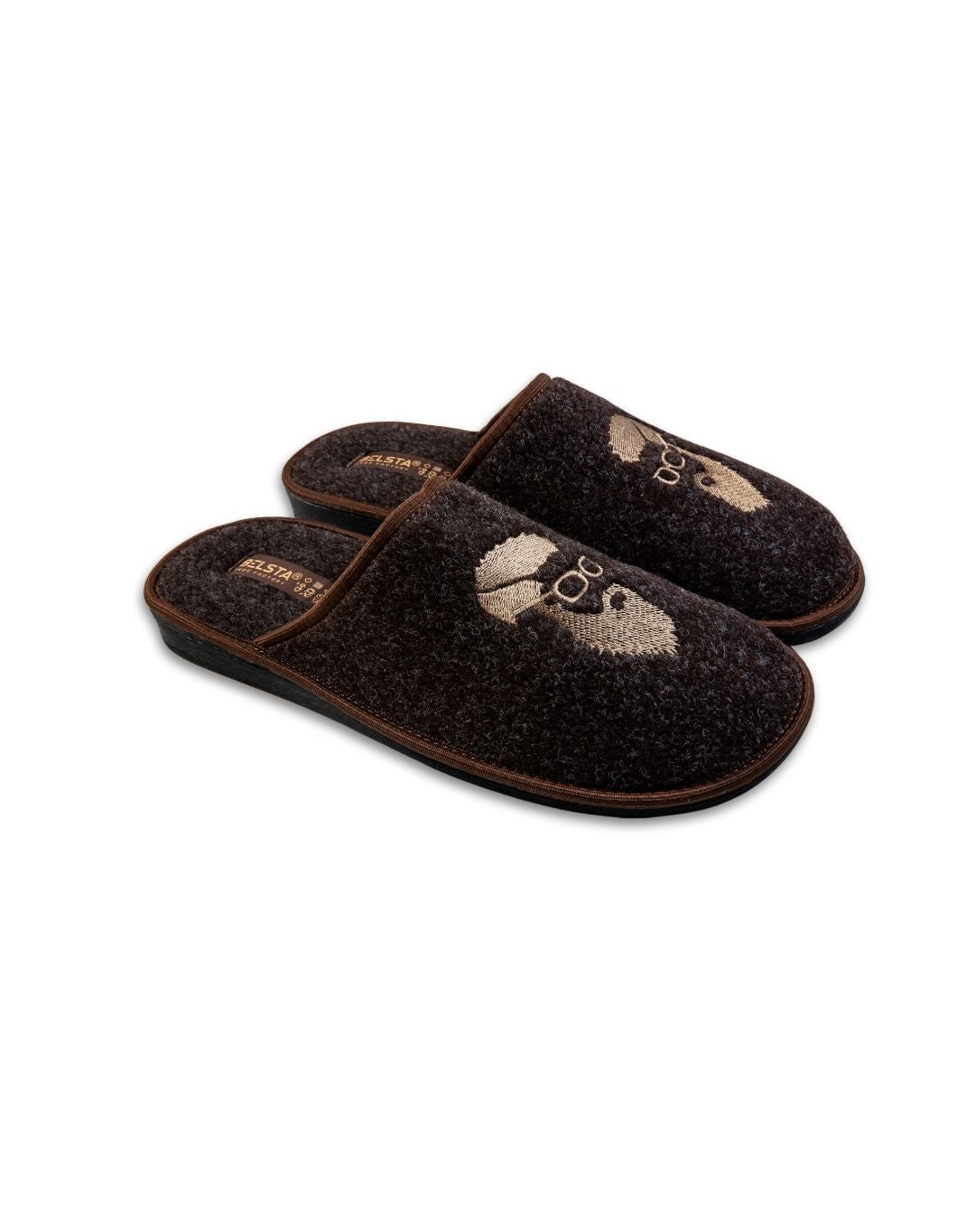 Papuci de casă din fetru cu broderie