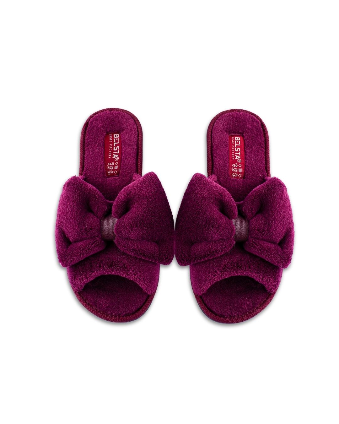 Papuci de casă cu fundiță