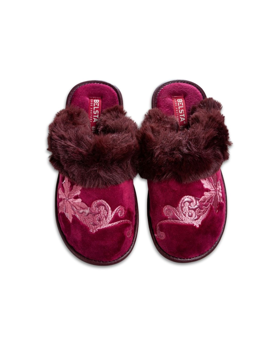 Papuci de casă cu fulgi de zăpadă