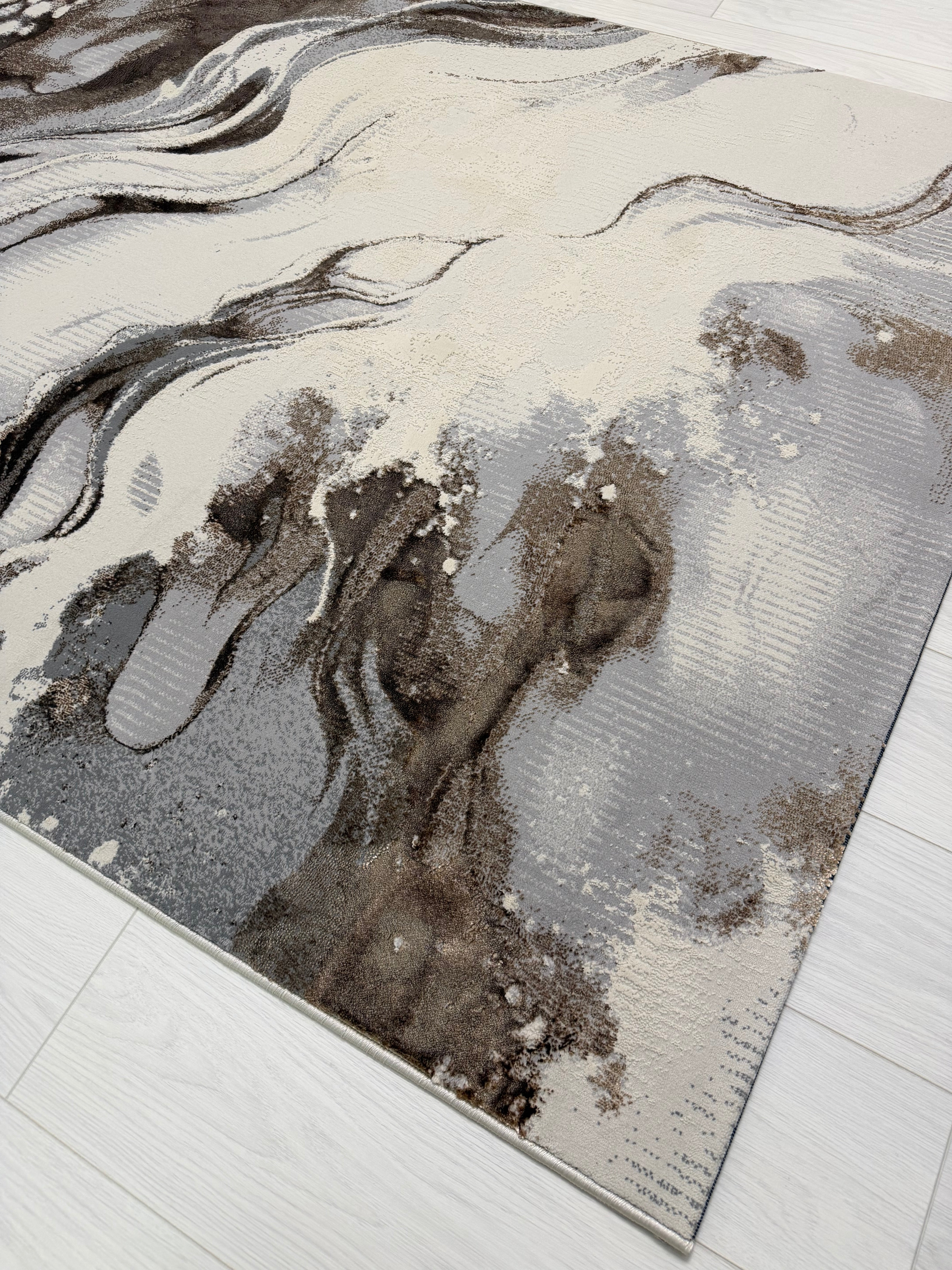 Covor Modern Sena Brown - EmaCarpets