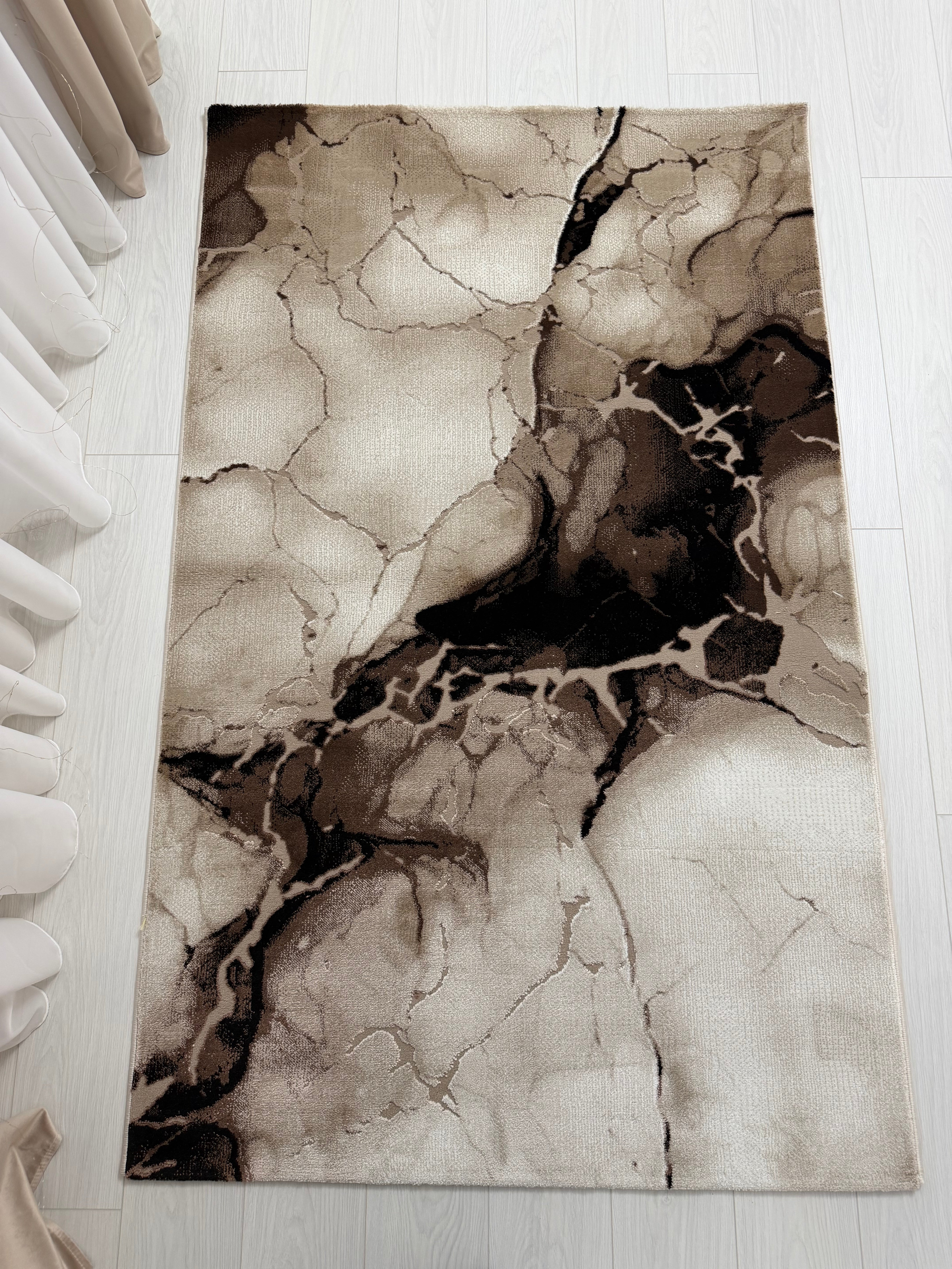 Covor Modern Bella, maro - EmaCarpets