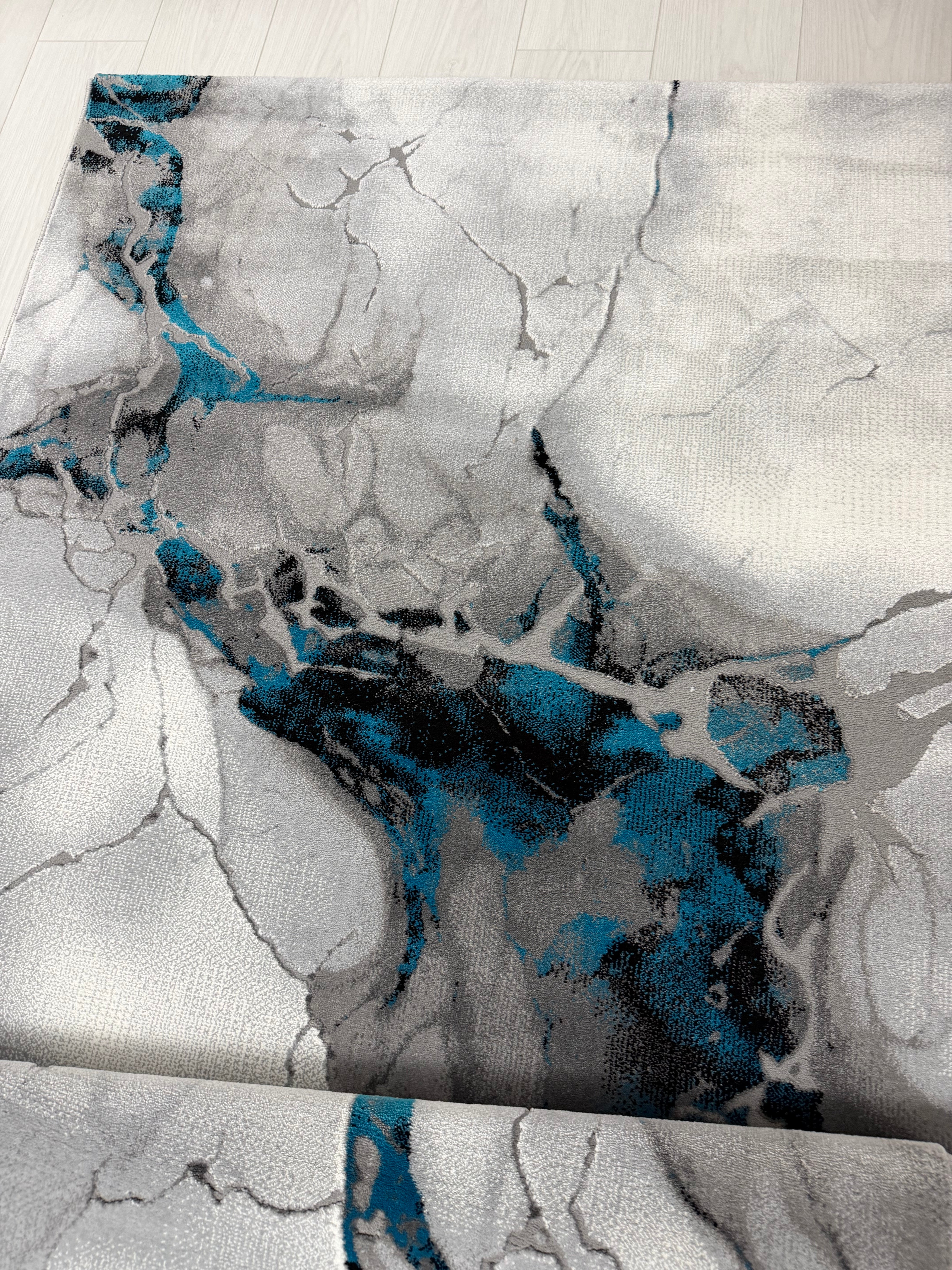 Covor Modern Bella,turcoaz - EmaCarpets