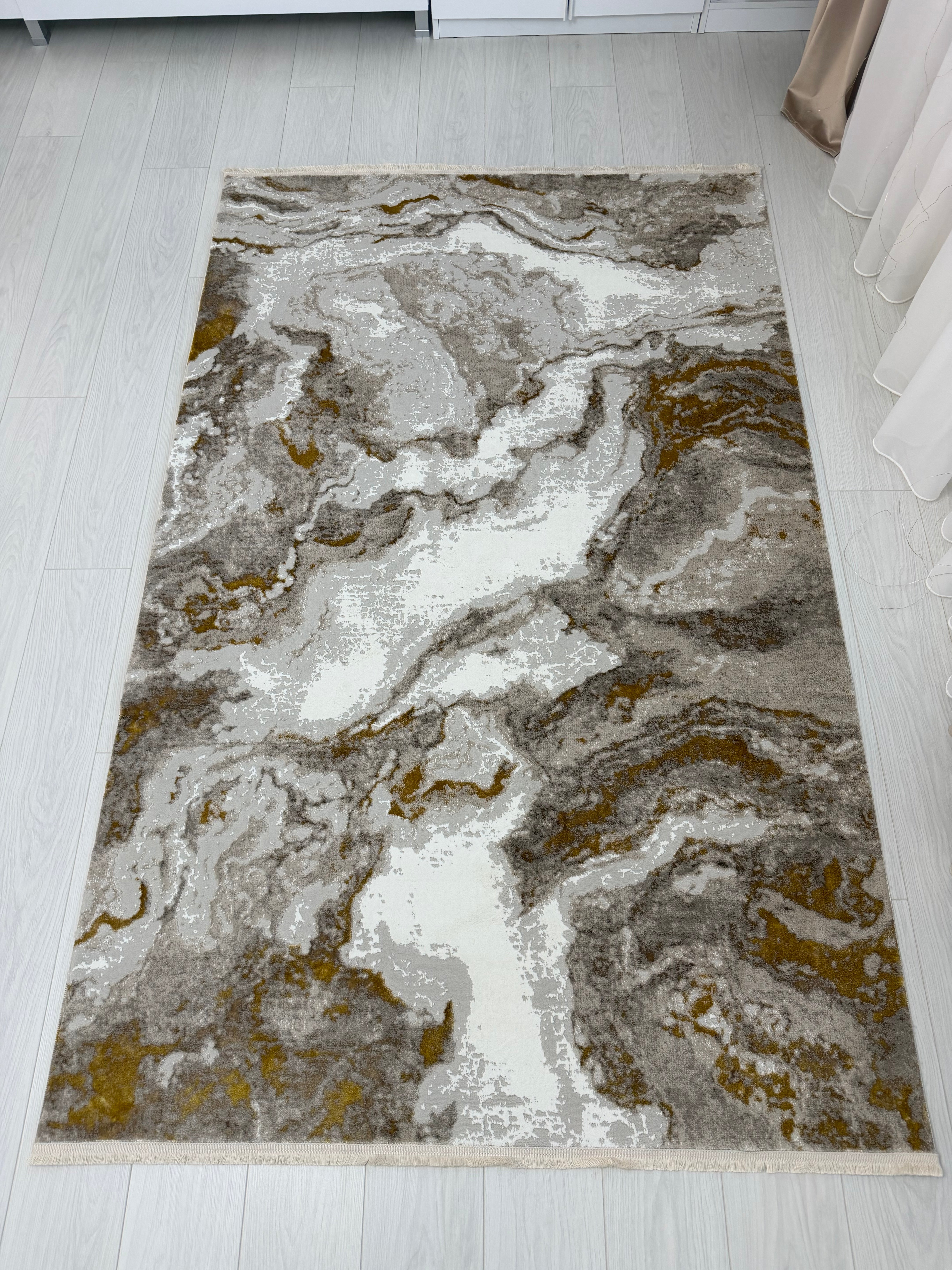 Covor Modern Infinity, yellow - EmaCarpets