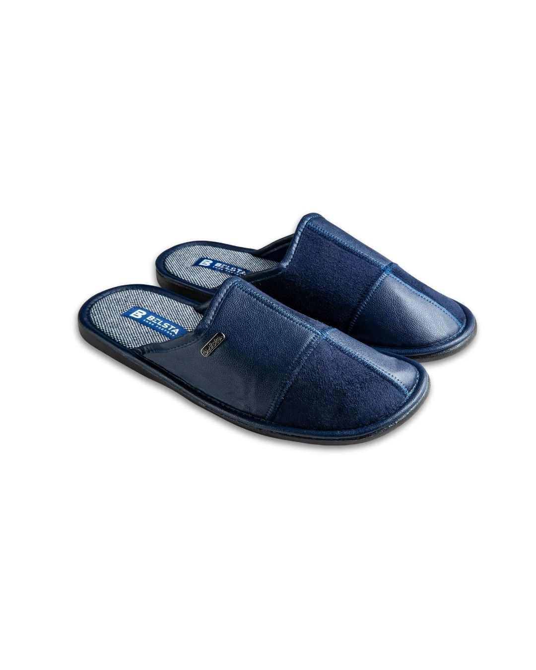 Papuci de casă suede blue