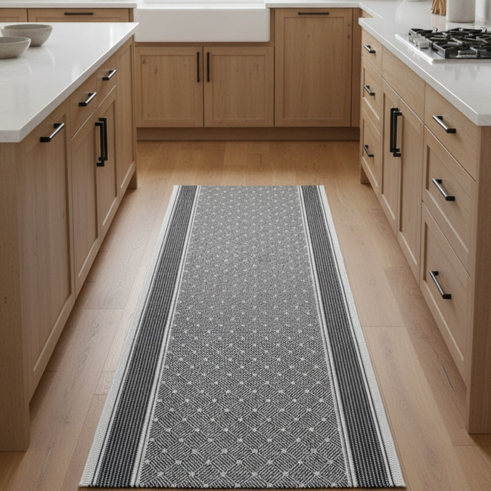 Traversa antiderapanta Flex, gri, latime 75 cm (surfilata)