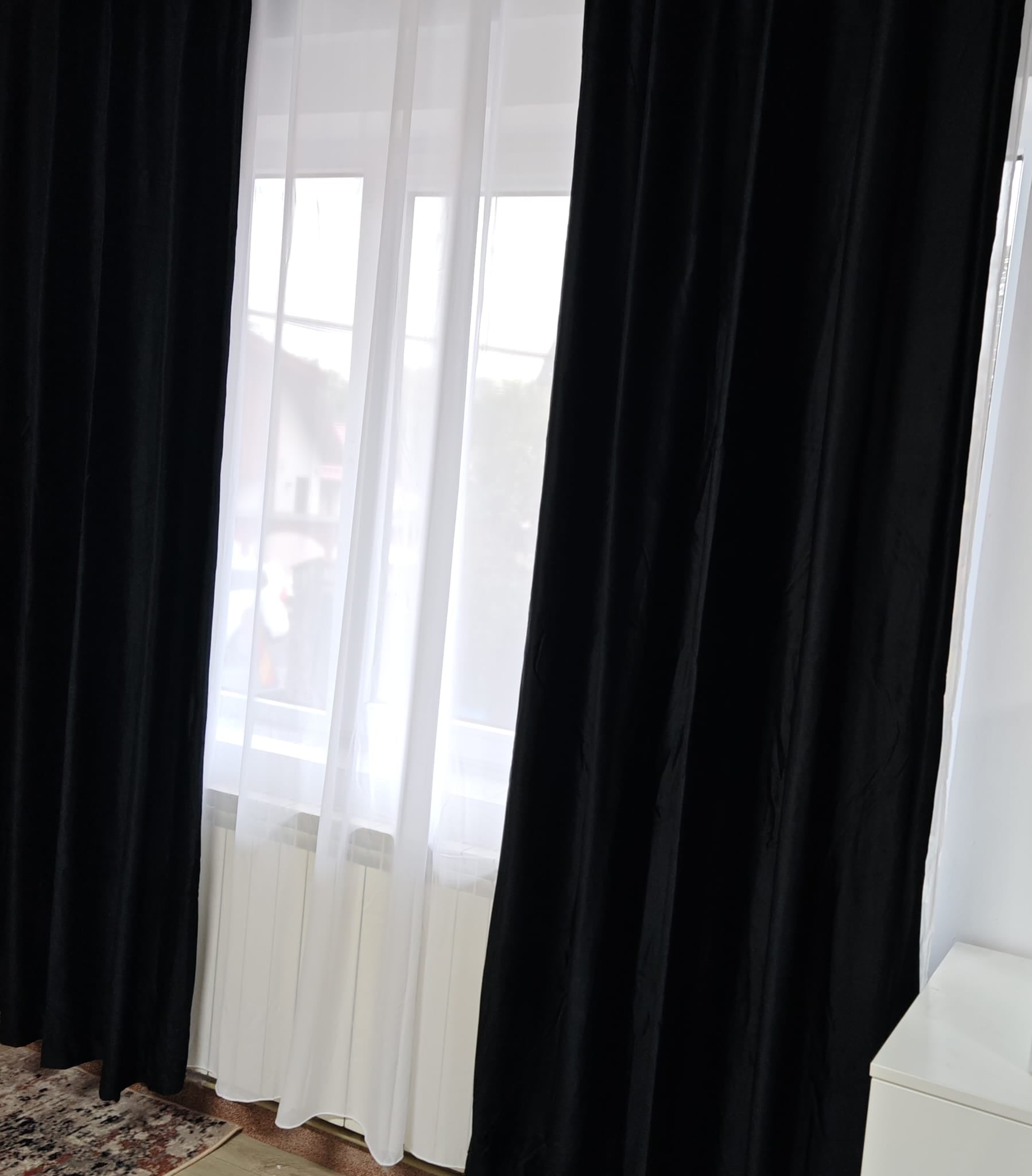 Draperie French Velvet 500 Blackout, cu inele, 150 x 250 cm -2 buc