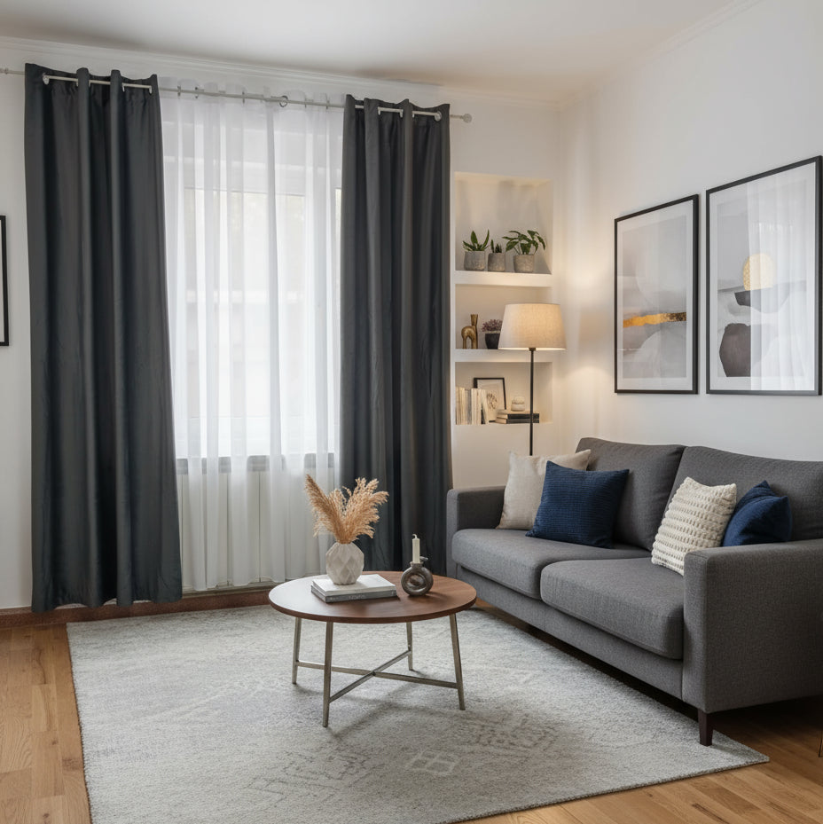 Draperie French Velvet V507 Blackout, cu inele, 150 x 250 cm -2 buc