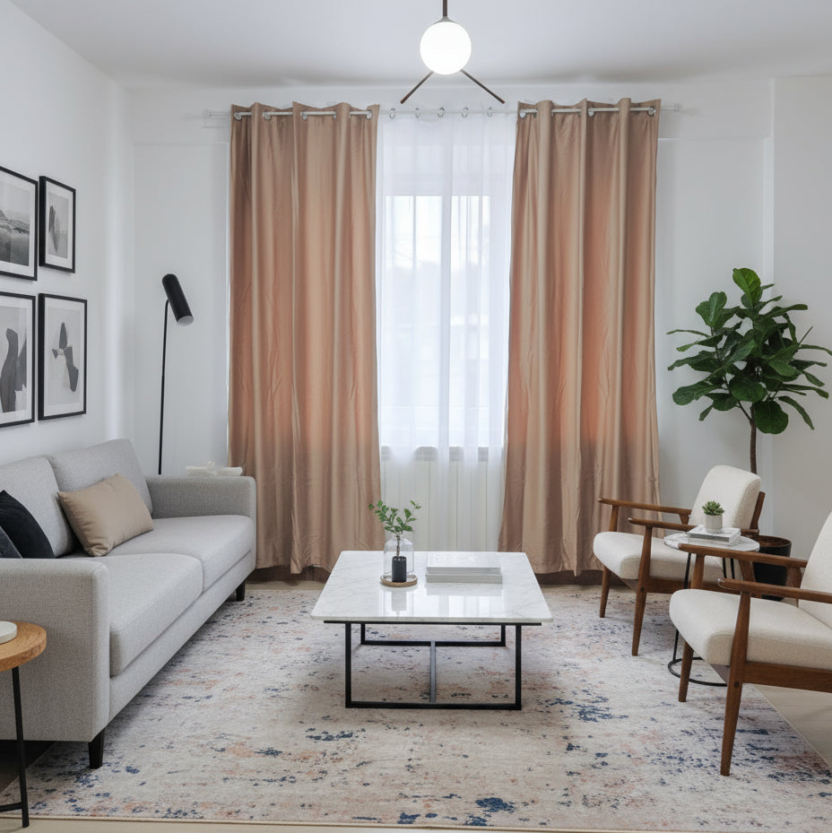 Draperie French Velvet V7 Blackout, cu inele, 150 x 250 cm -2 buc