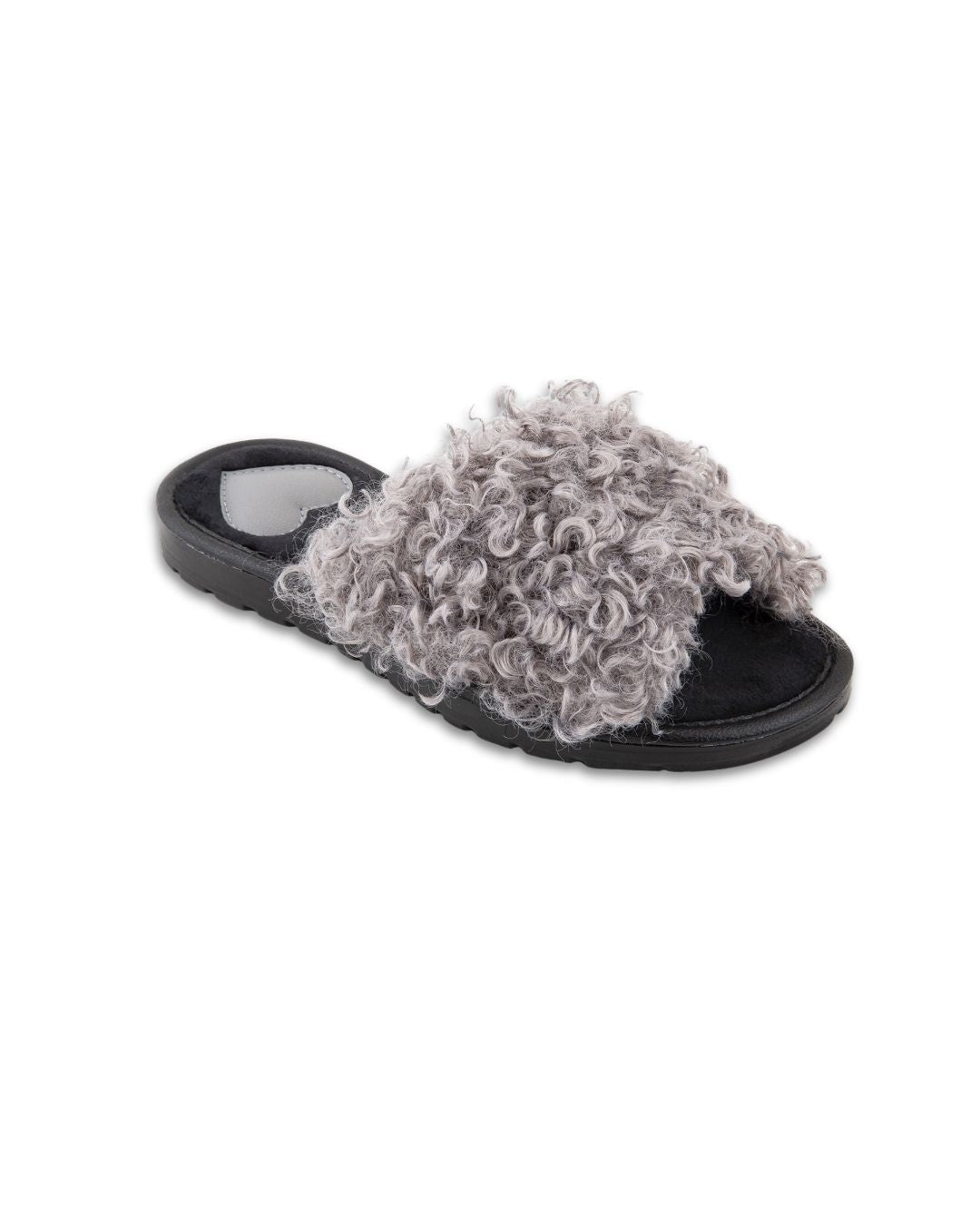 Papuci de casă Grey fur