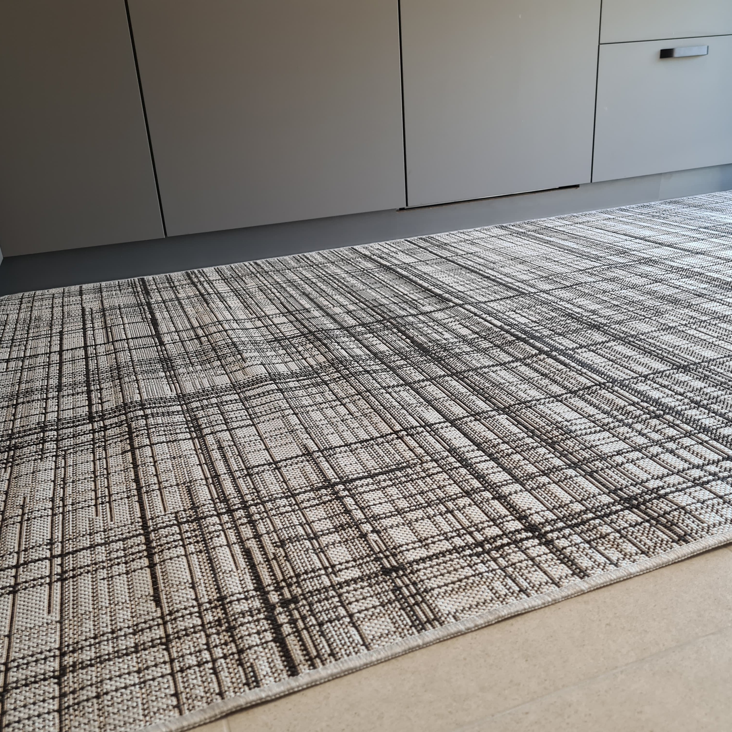 Covor antiderapant Flex, model 08, gri-Ema Carpets