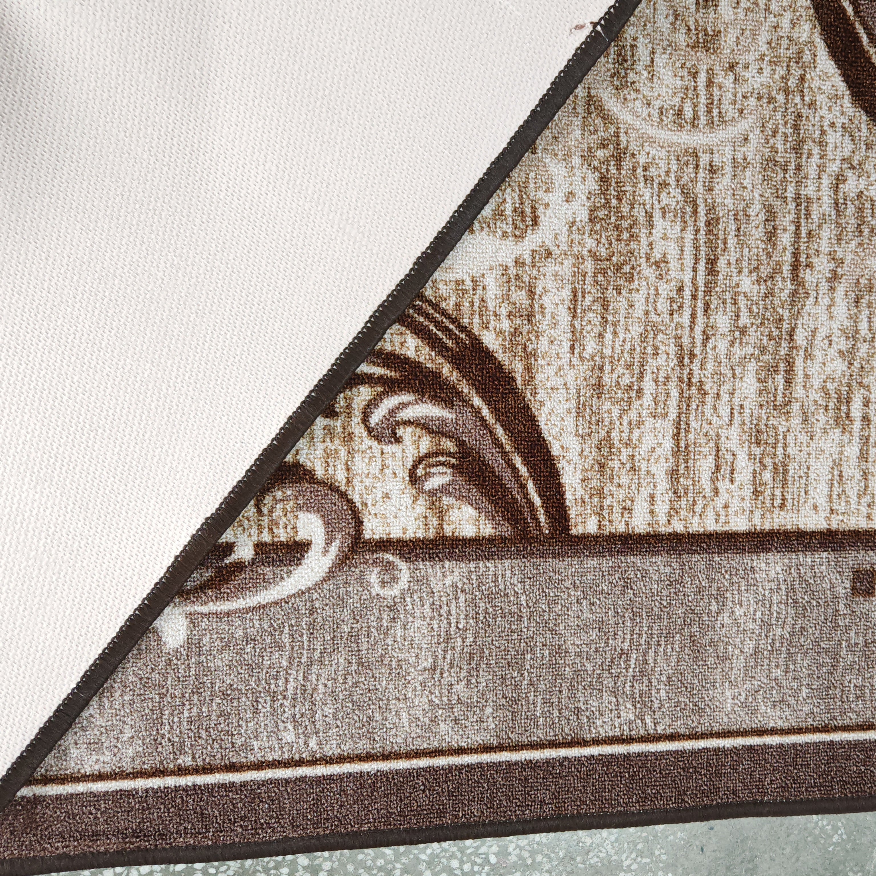 Traversa antiderapanta imprimata Joy, subtire, latime 100 cm (surfilata) - EmaCarpets