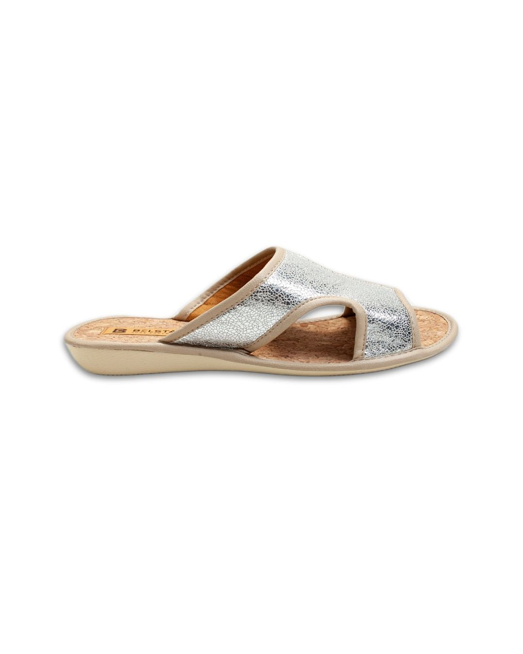 Papuci de casa argintii