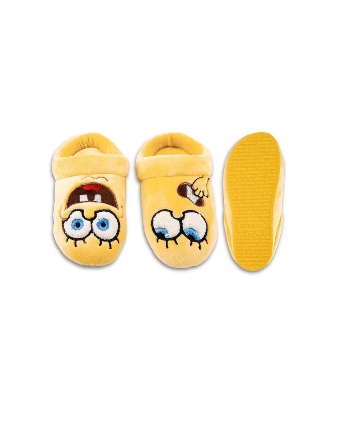 Papuci de casa cu broderie SpongeBob