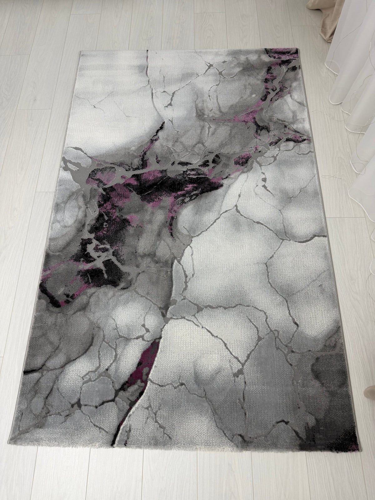 Covor Modern Bella, grey-lila - EmaCarpets
