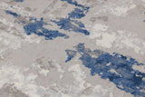 Covor modern Bodrum , gri/albastru