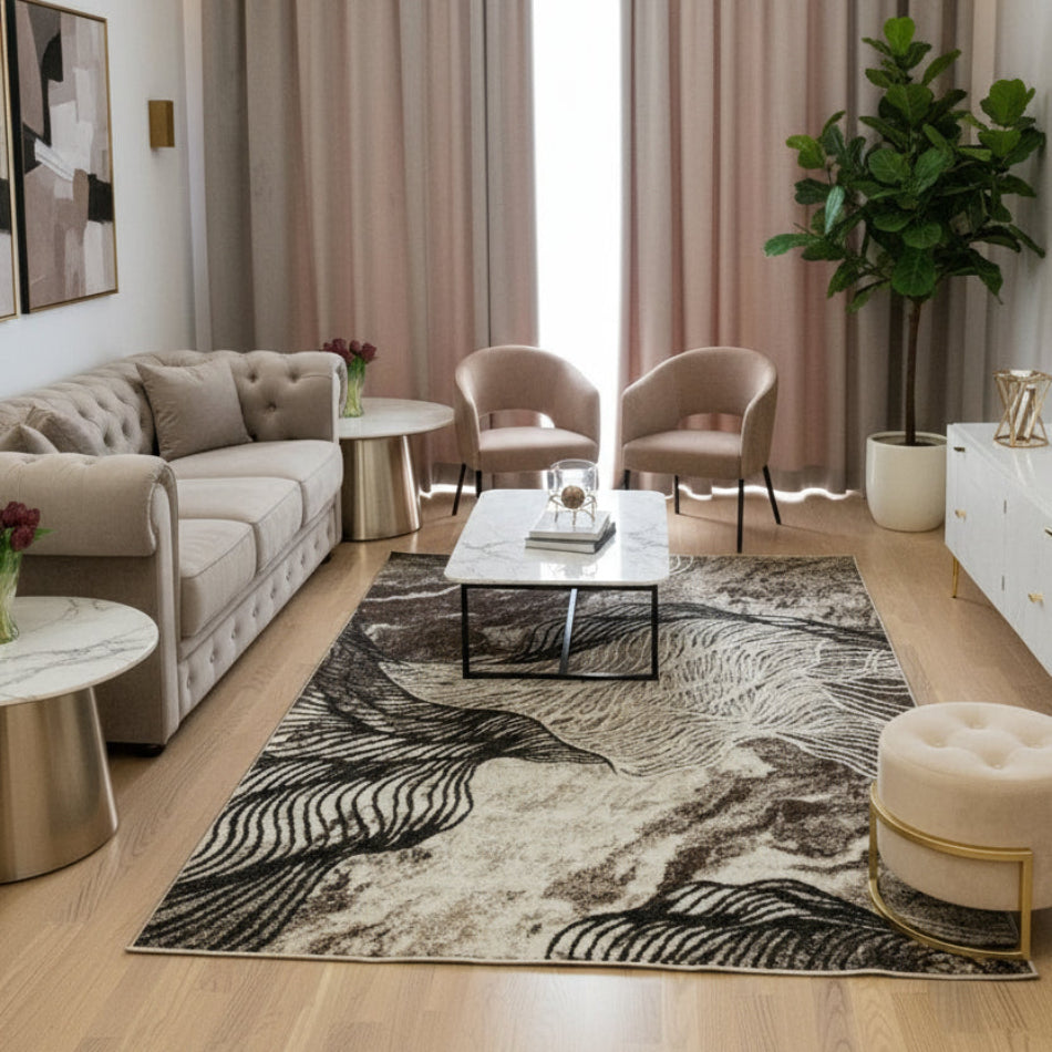 Covor Phoenix 5034, bej/maro