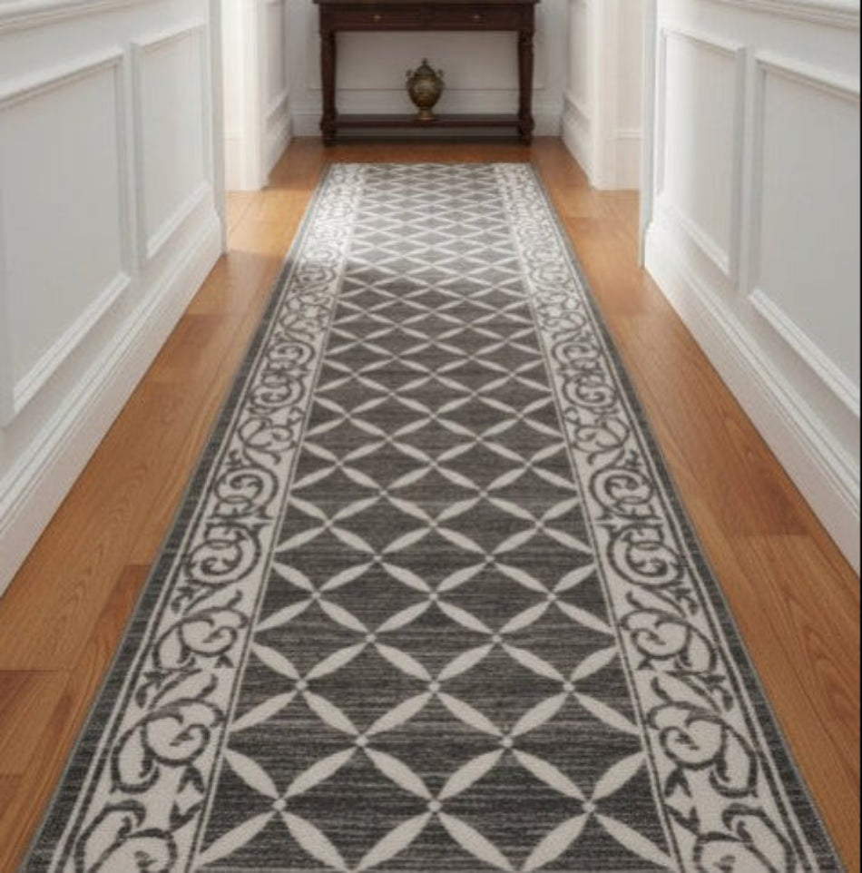 Traversa antiderapanta imprimata Kros, subtire, latime 67 cm (surfilata)