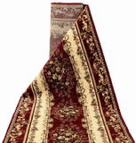 Traversa Lotos, rosu, latime 70 cm (surfilata)