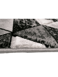 Covor Roma geometric, gri, dreptunghiular