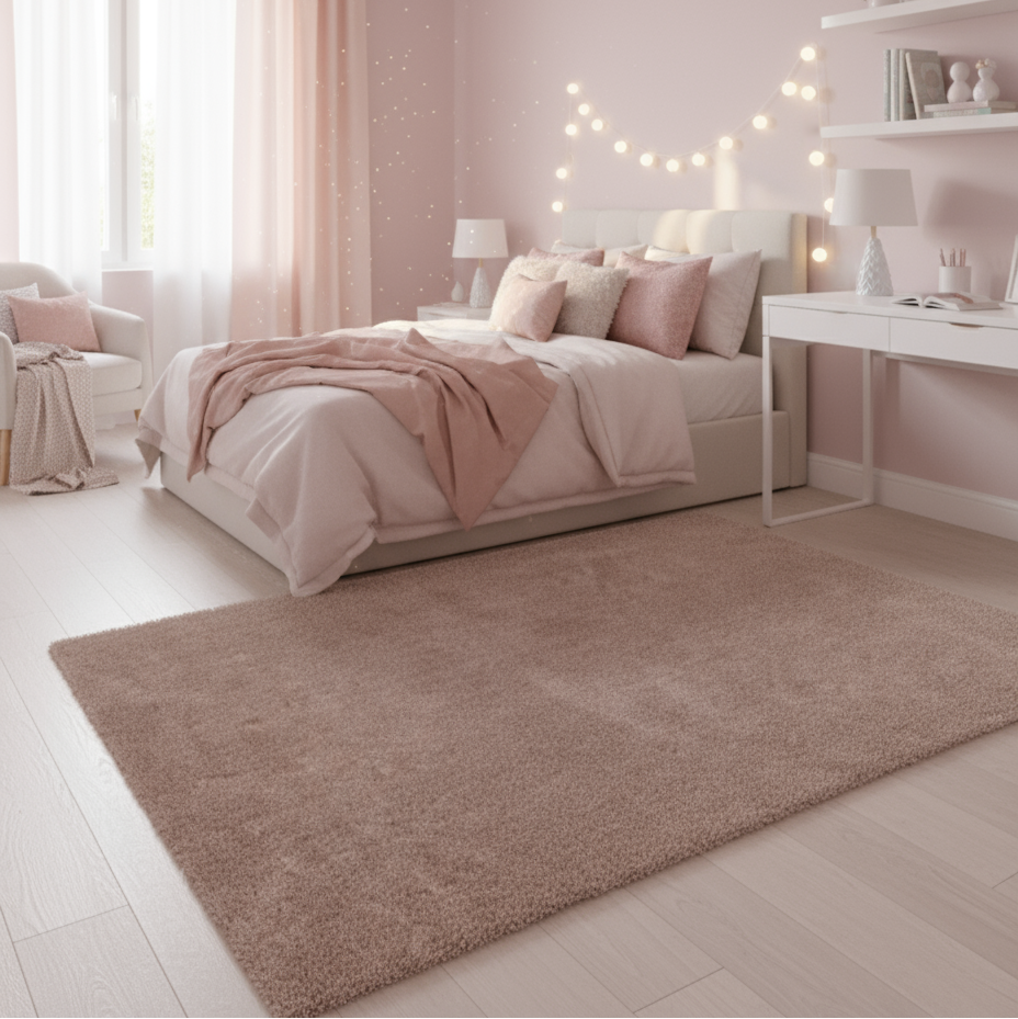 Covor din Microfibra, Sky, roz - EmaCarpets