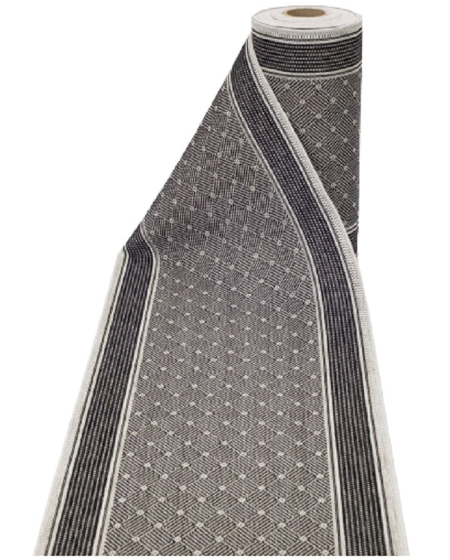 Traversa antiderapanta Flex, gri, latime 75 cm (surfilata) - EmaCarpets