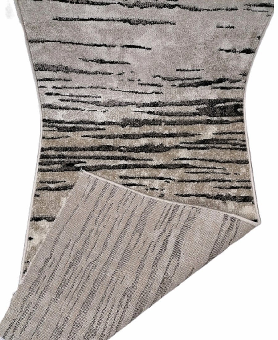 Traversa Phoenix 3013, gri/negru, latime 60 cm (surfilata) - EmaCarpets