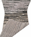 Traversa Phoenix 3013, gri/negru, latime 80 cm (surfilata)